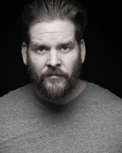 Actor Character Villian Thug Bad Guy - Black and White Headshot